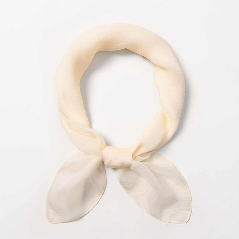 Scarf Silk Square - 100% シルク正方形スカーフ女性プリント小さな本物のシルクバンダナヘアスカーフ夏薄い真珠糸ネックスカーフ純粋なシルクヘッドスカーフ