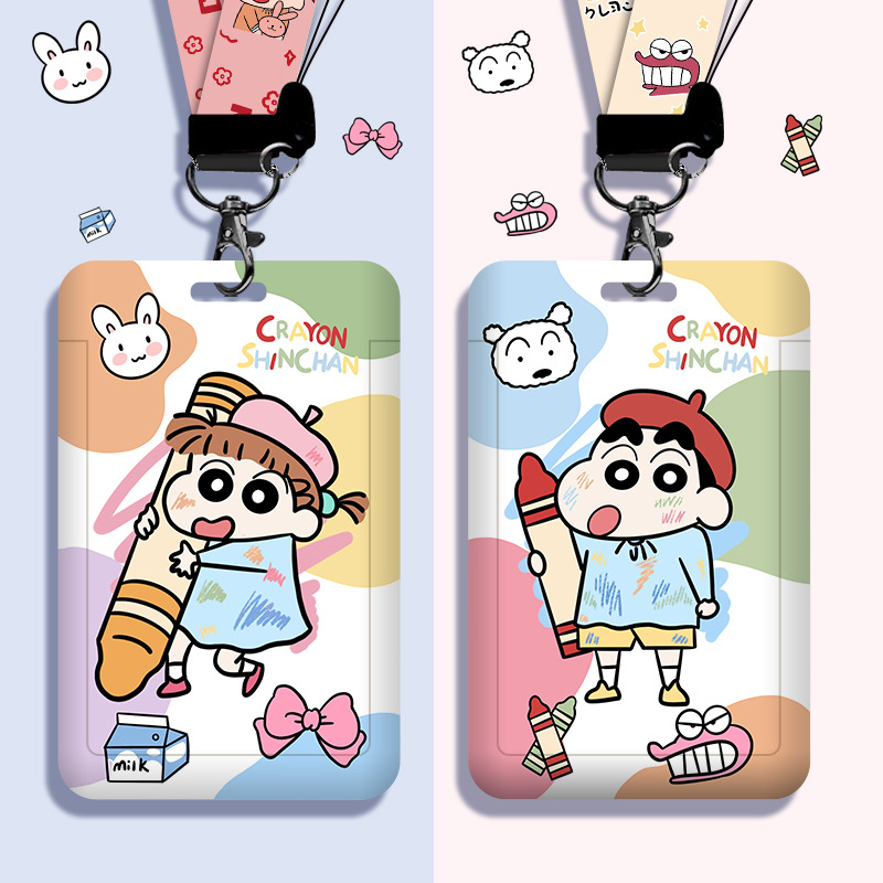 クレヨンしんちゃんシリーズ アニメフィギュア 漫画 学生 キ - Lanyard Badge Holder のレビューと価格