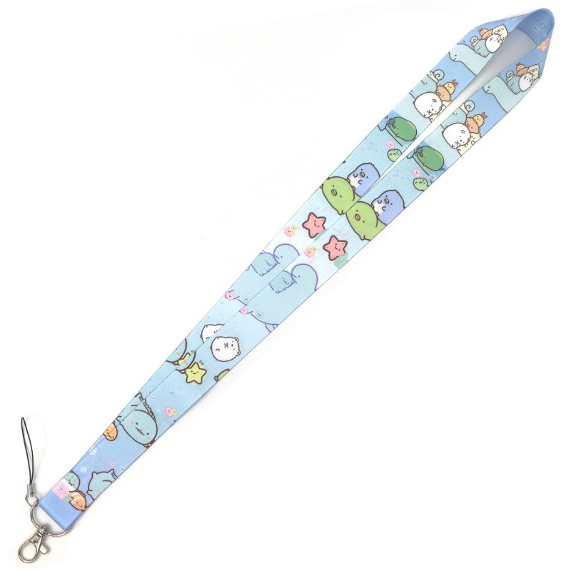 かわいい「すみっコぐらし」のネックストラップ。愛らしいキャラ - Lanyard Badge Holder のレビューと価格