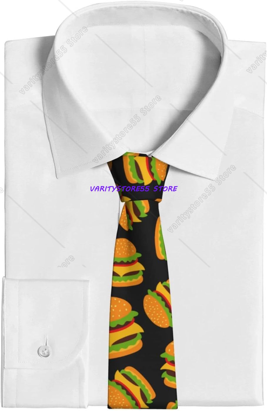 ハンバーガーメンズスキニータイ ファッションネクタイ 結婚式 - Skinny Tie Men のレビューと価格