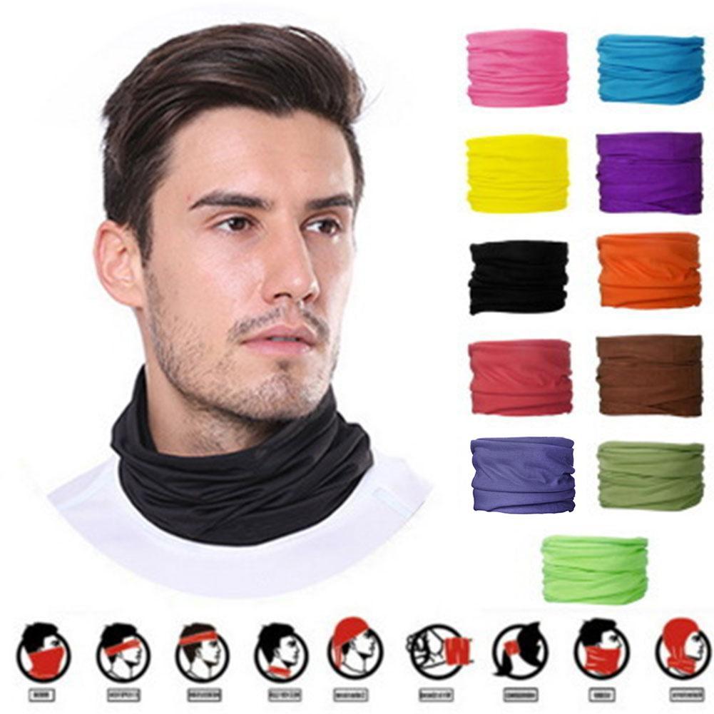 シルクスカーフユニセックスマジックスカーフアウトドアスポーツ - Neck Warmer Tube のレビューと価格