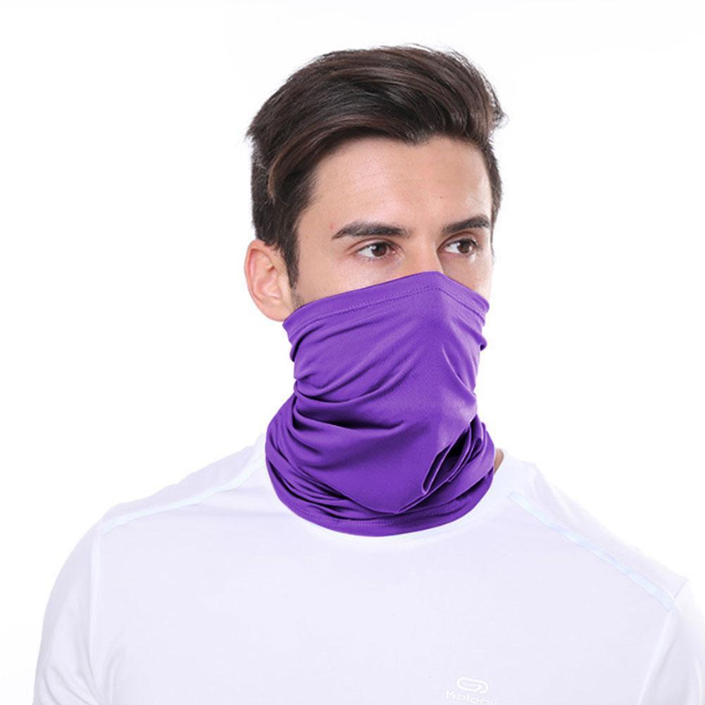 シルクスカーフユニセックスマジックスカーフアウトドアスポーツ - Neck Warmer Tube のレビューと価格