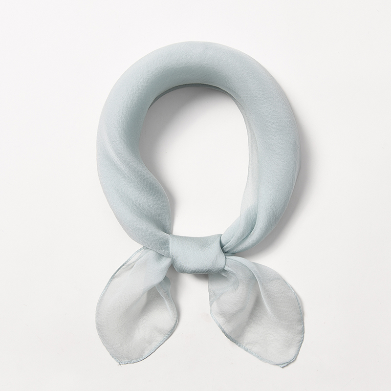 100% シルク正方形スカーフ女性プリント小さな本物のシルク - Scarf Silk Square のレビューと価格