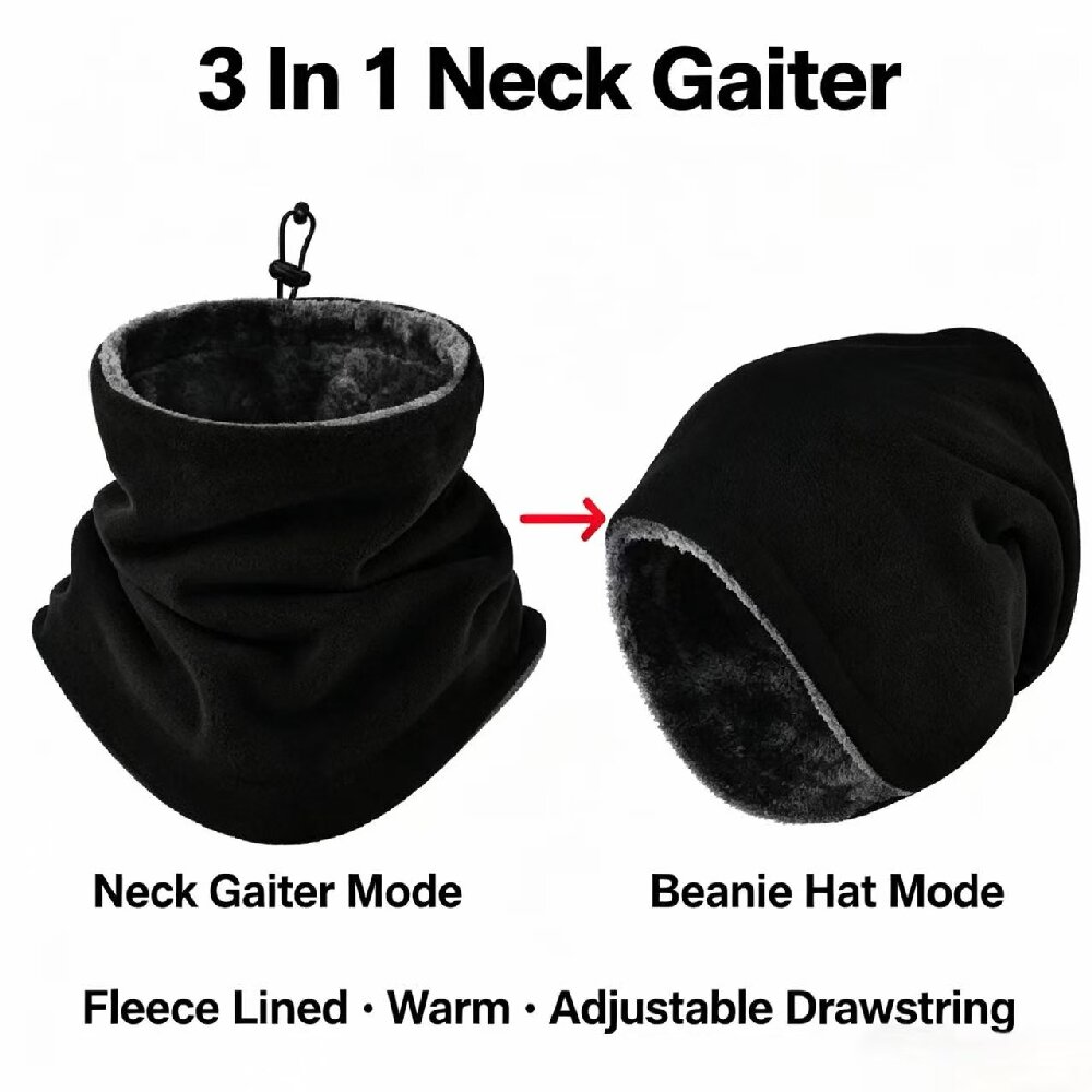 冬用バイク用防寒マスク 男女兼用 フリースネックウォーマー  - Neck Warmer Tube のレビューと価格
